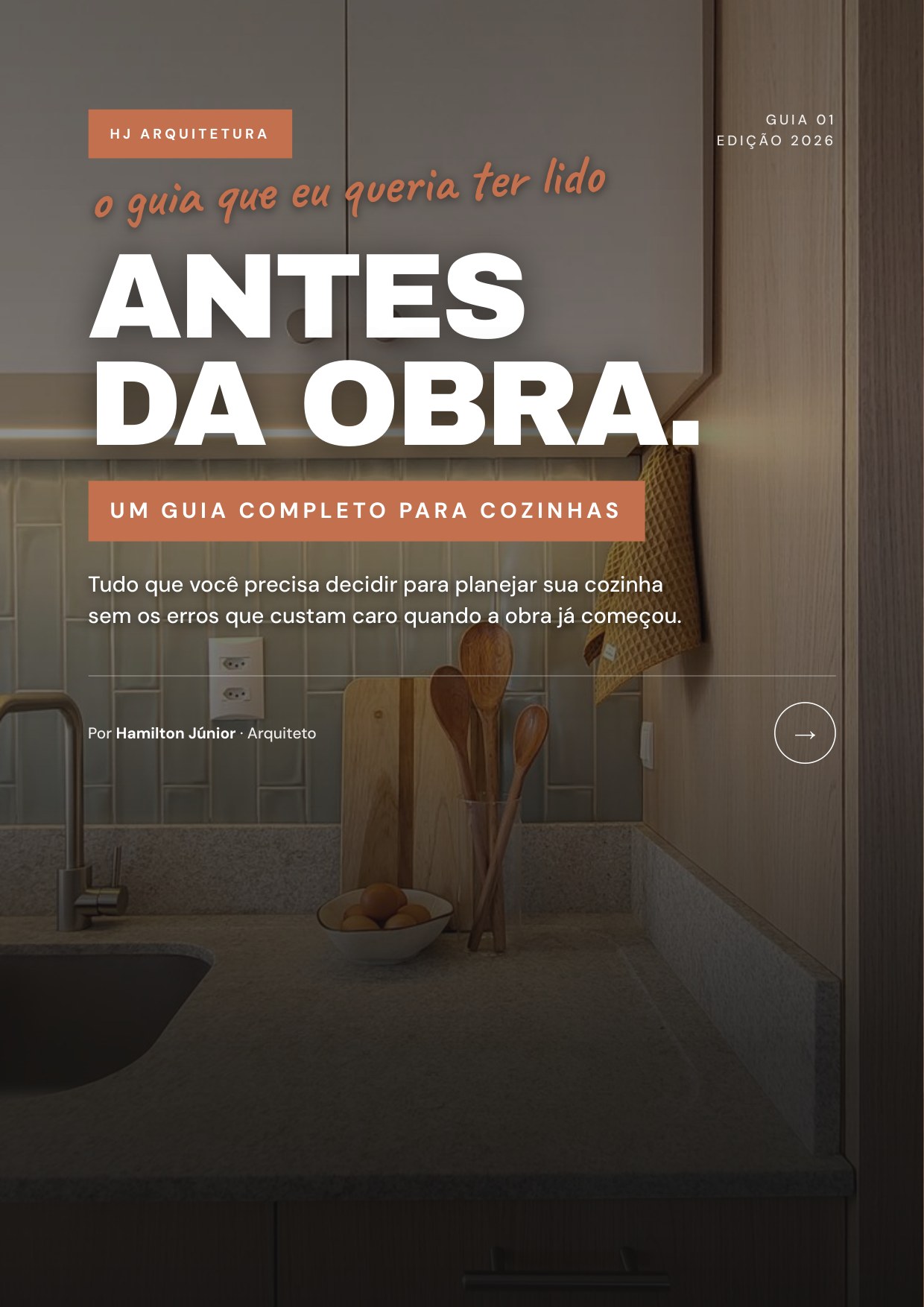 Capa do guia Antes da Obra para cozinhas