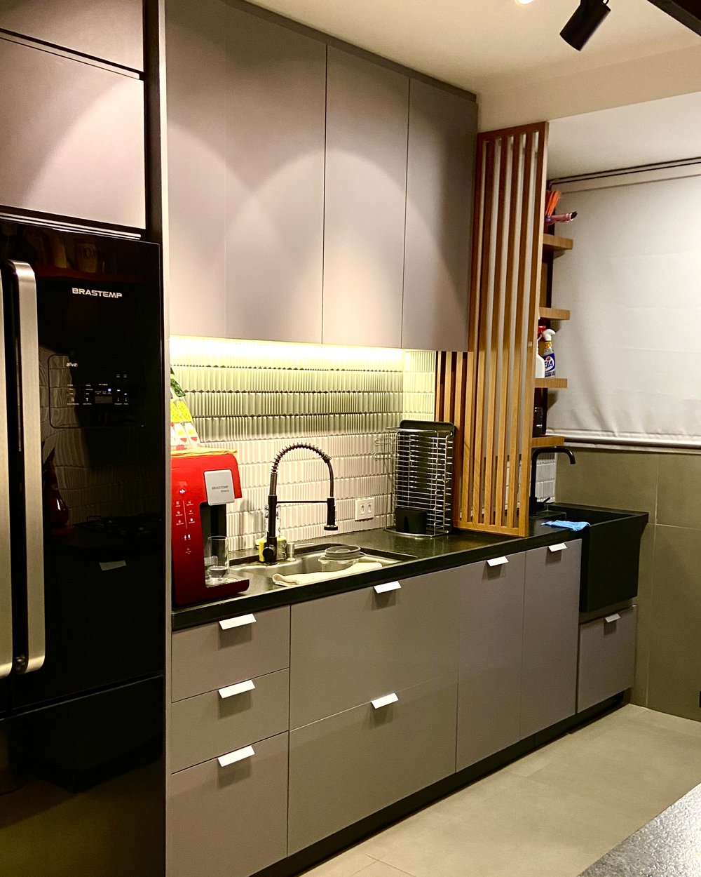 Cozinha após a transformação