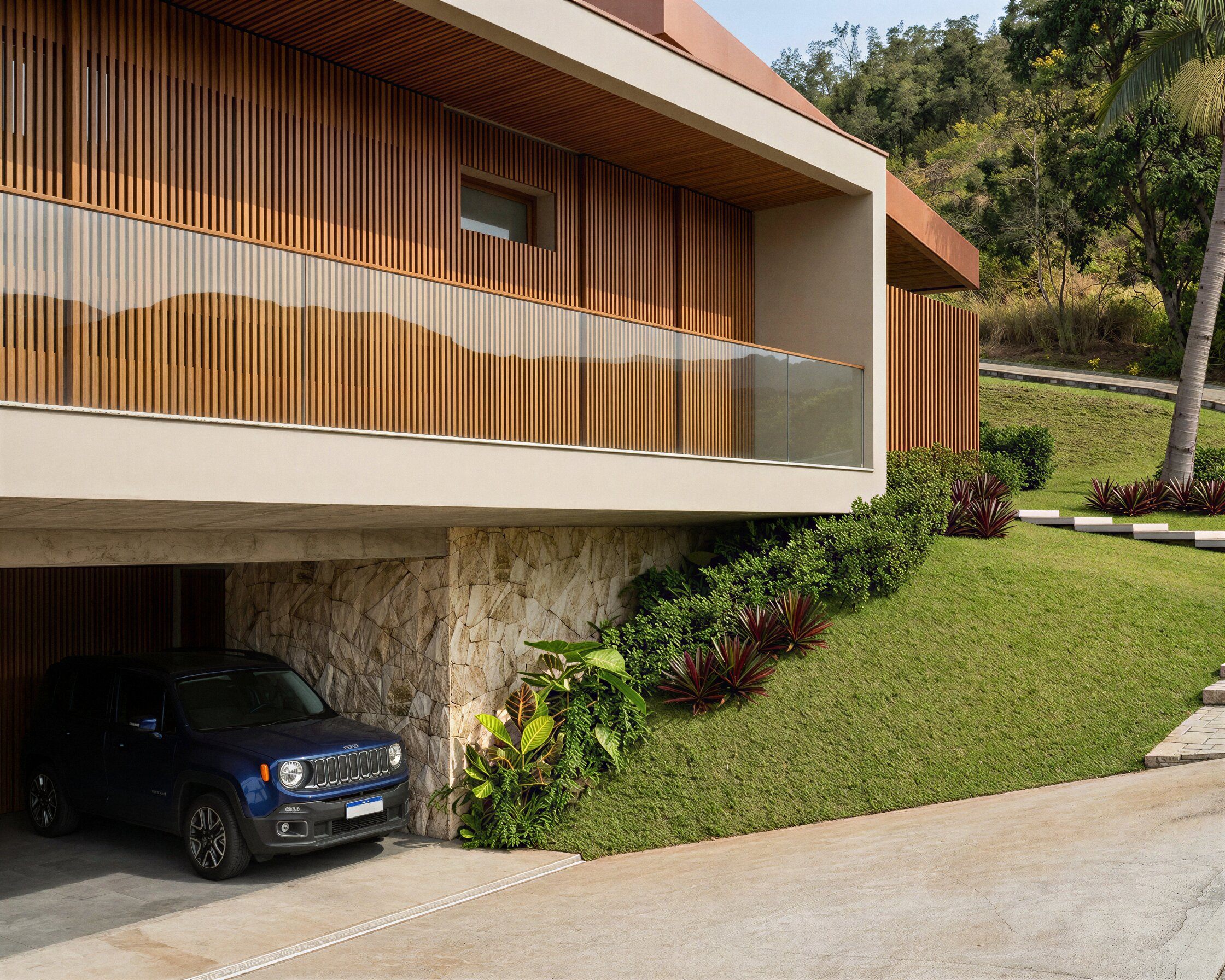 Estudo de atmosfera do projeto residencial em Moeda